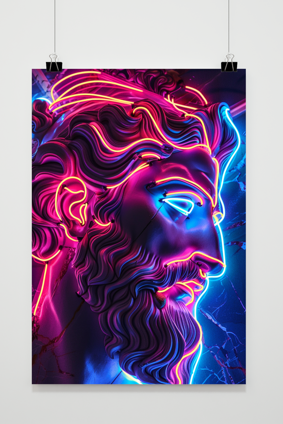 Póster Jesús Neón