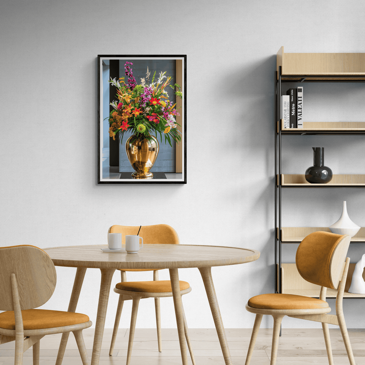 Jarrón con Flores en un interior