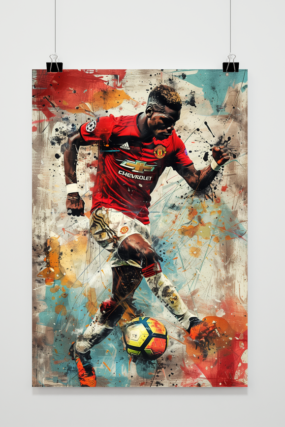 Póster Paul Pogba de 25 Artstreet