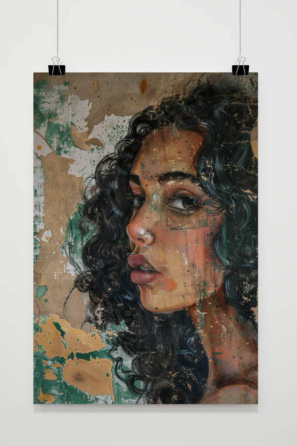 Arabische Frau Poster