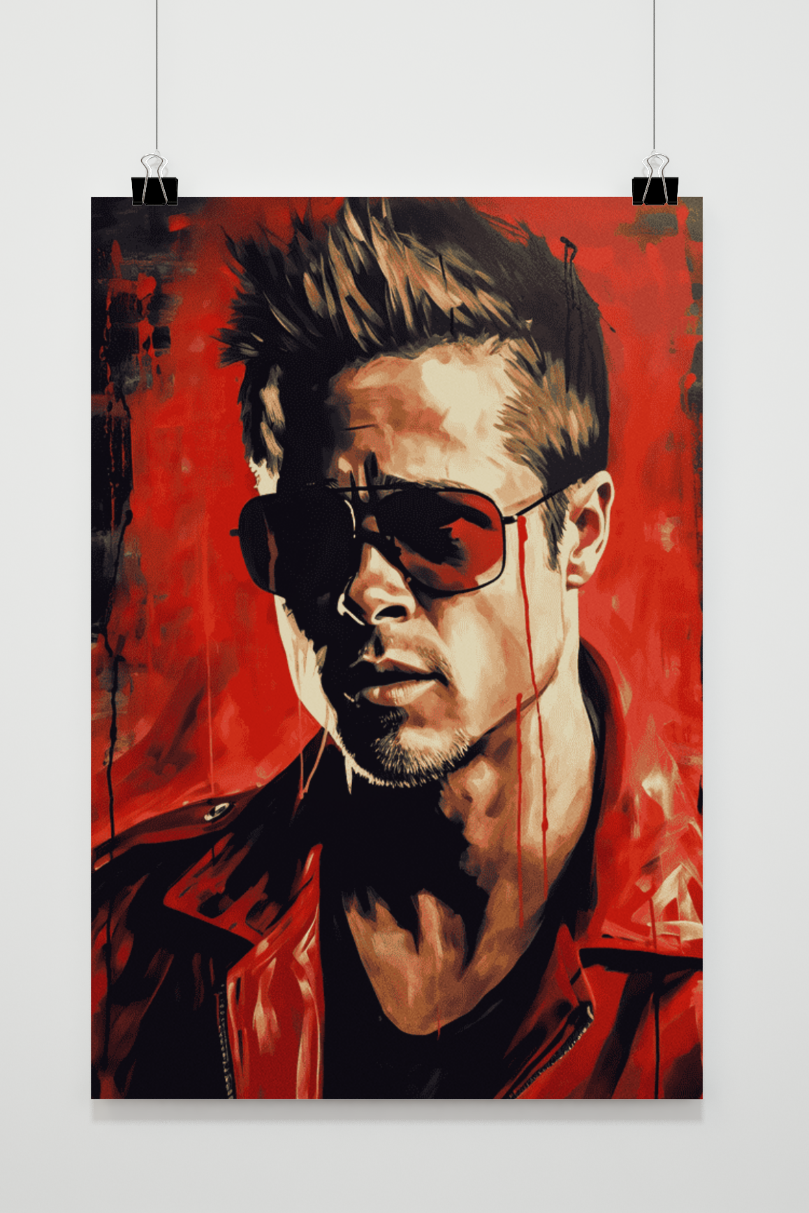 Póster Brad Pitt Fight Club de 25 Artstreet
