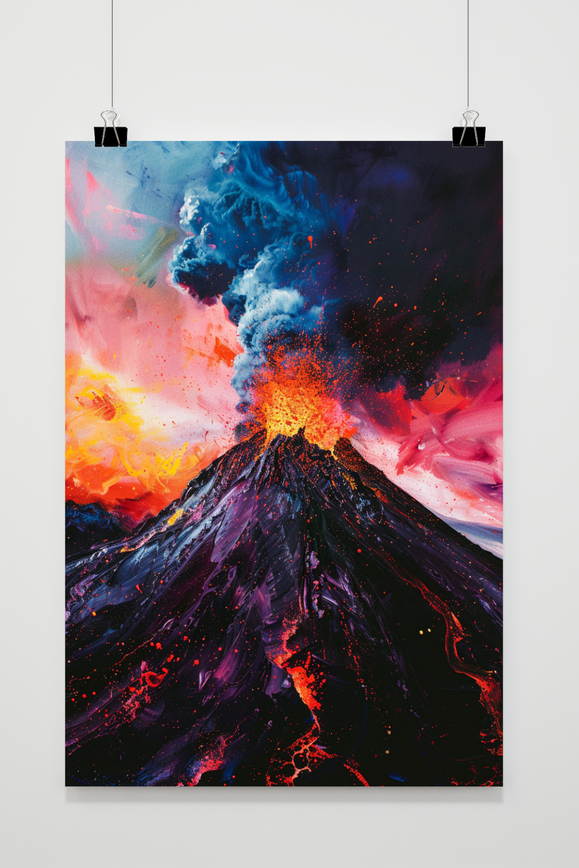 Póster Volcán de 25 Artstreet