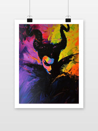 Maleficent poster met witte rand