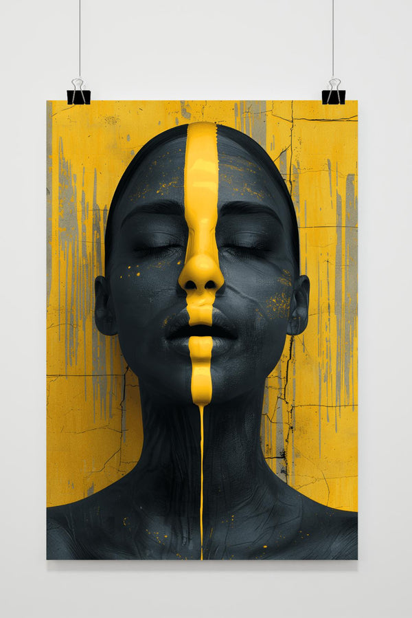 Schwarz Gelb Poster