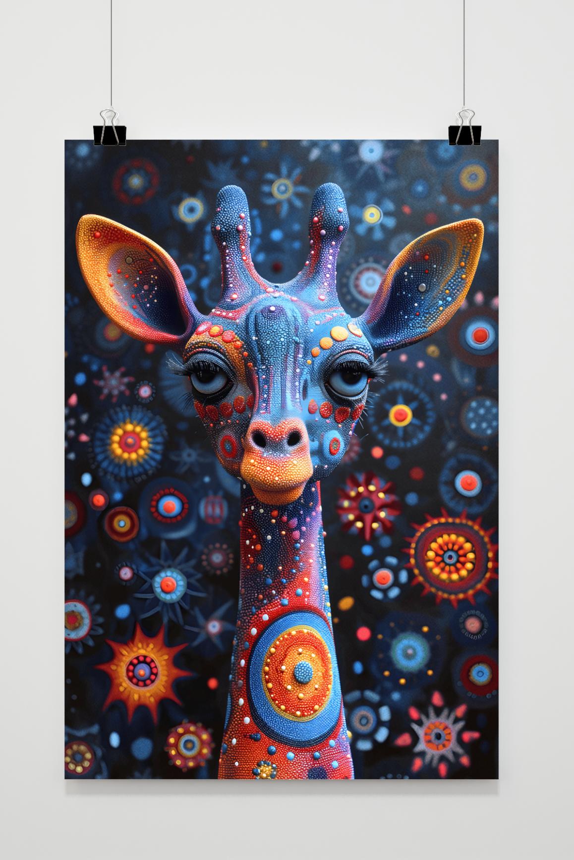 Póster Jirafa de Festival de 25 Artstreet