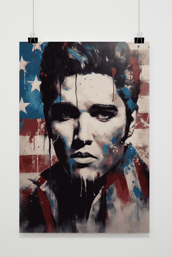 Póster Elvis Presley USA de 25 Artstreet