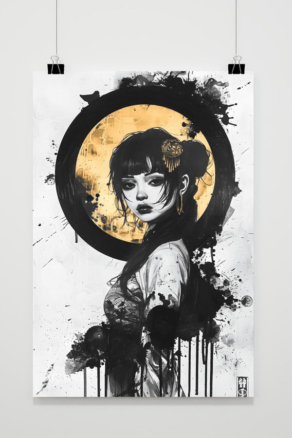 Affiche Fille orientale