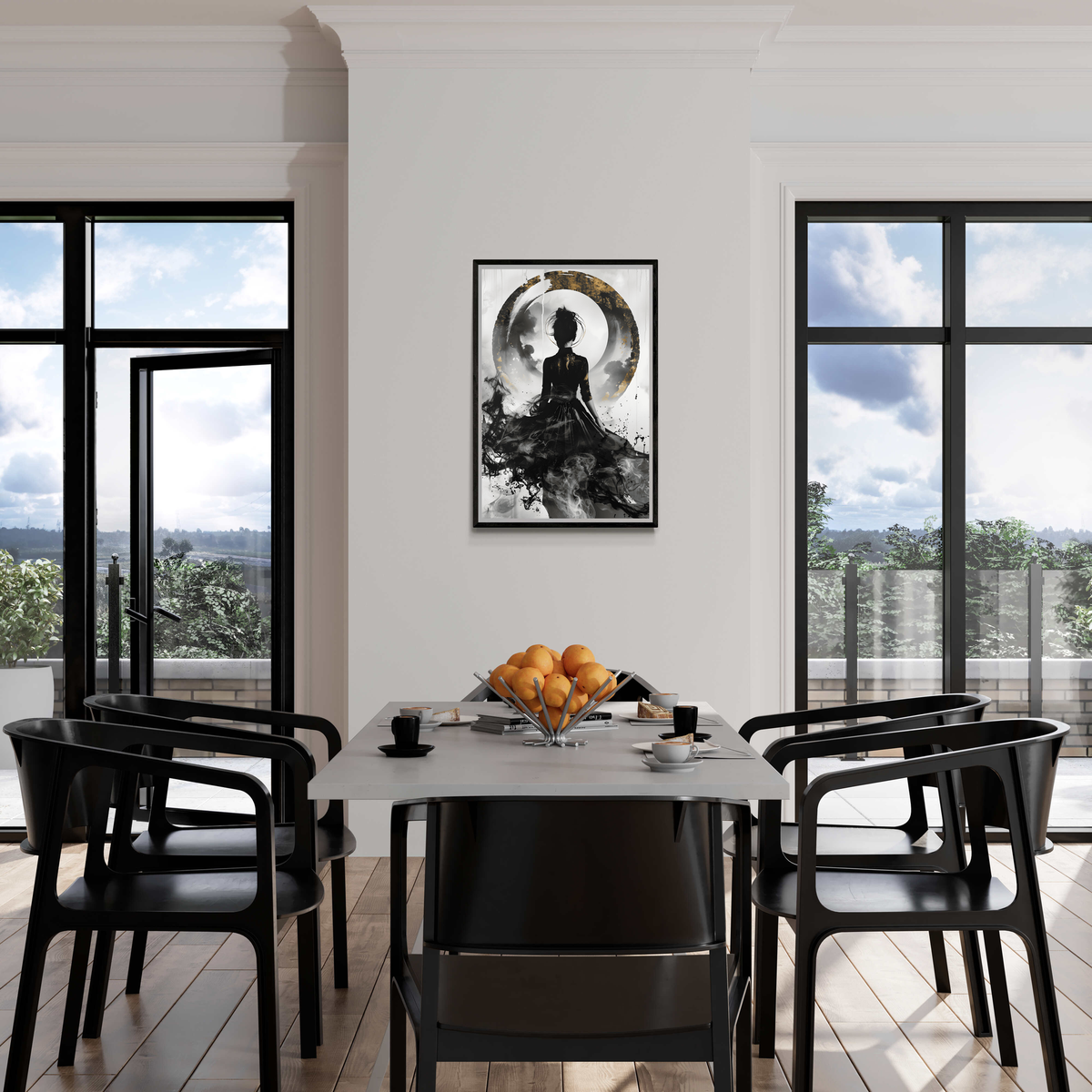 Fumée orientale dans un intérieur