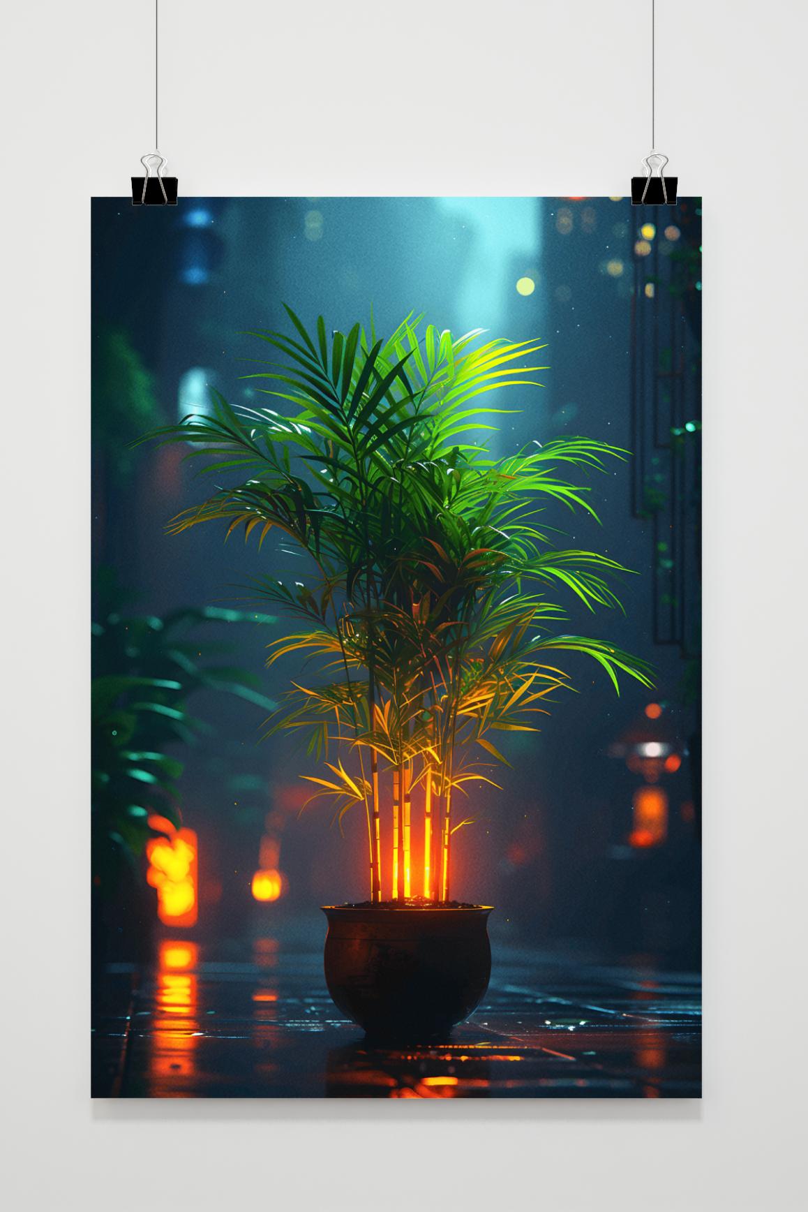 Affiche Bamboe Pot de 25 Artstreet