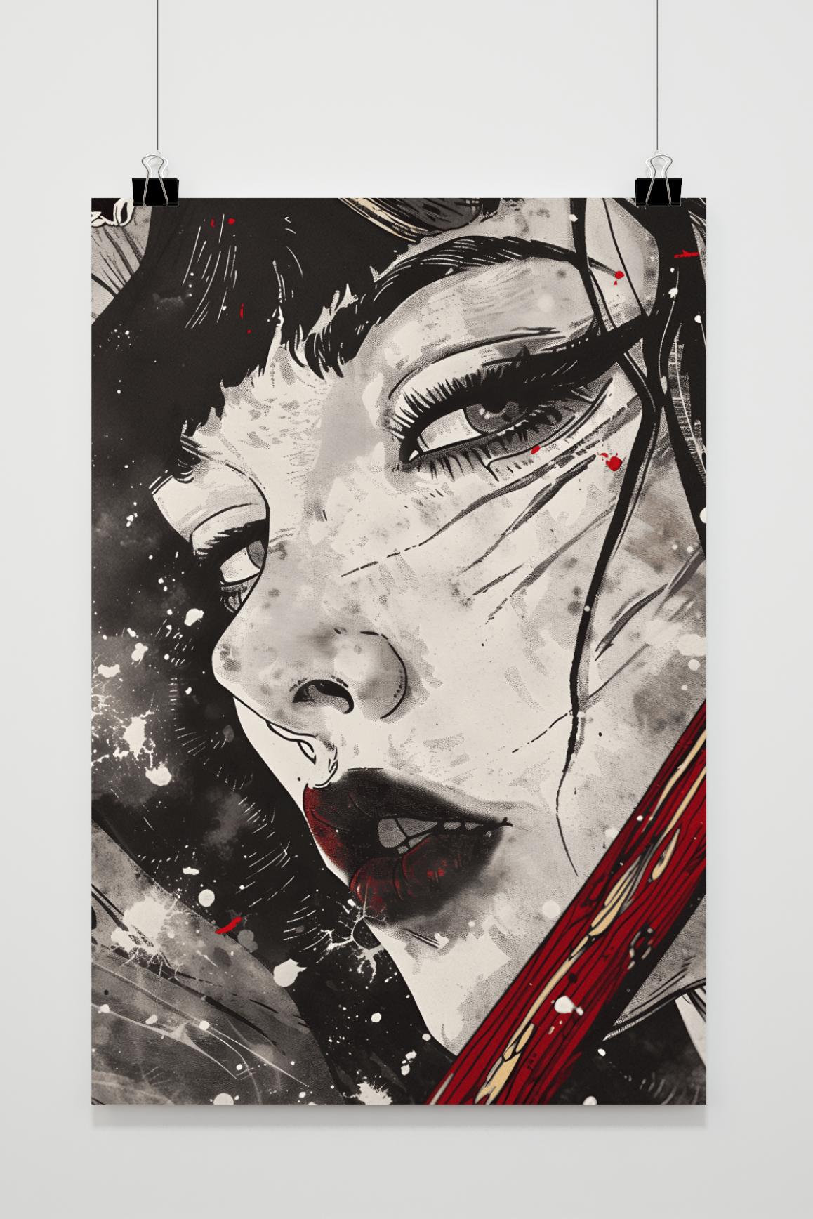 Póster Labios Vintage de 25 Artstreet