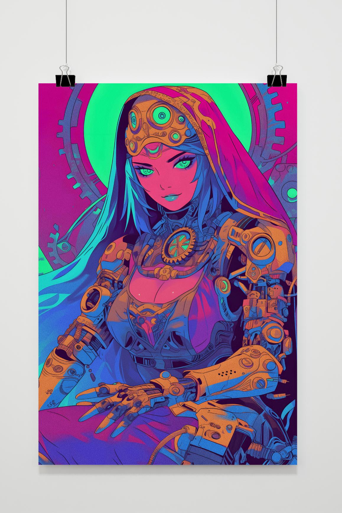 Affiche Princesse Biomécanique de 25 Artstreet