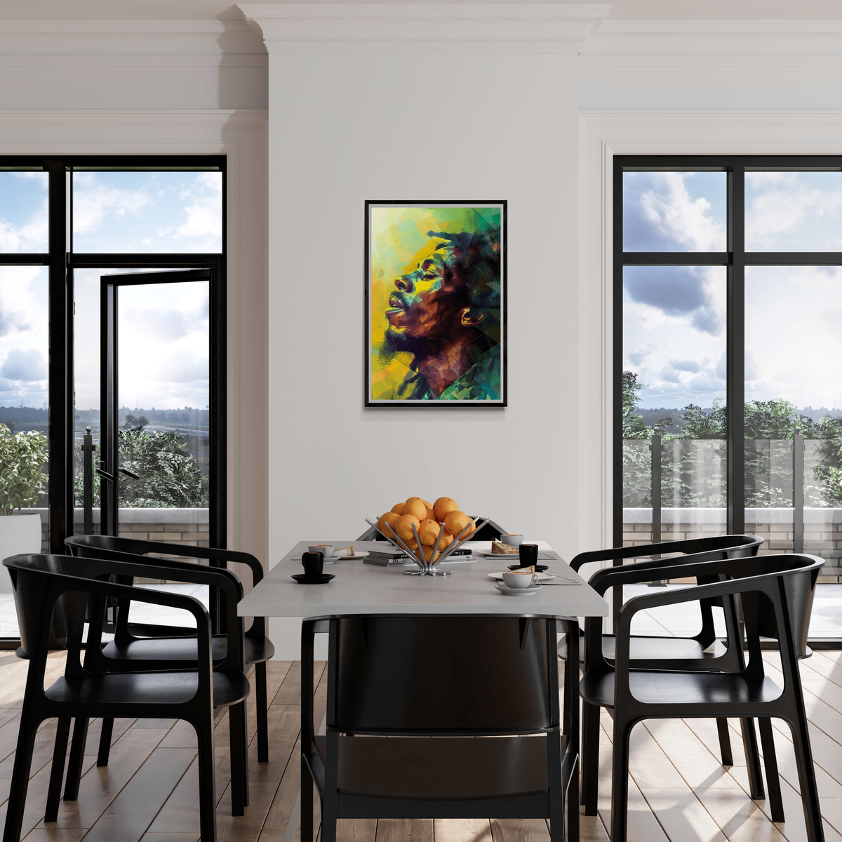 Bob Marley en un interior