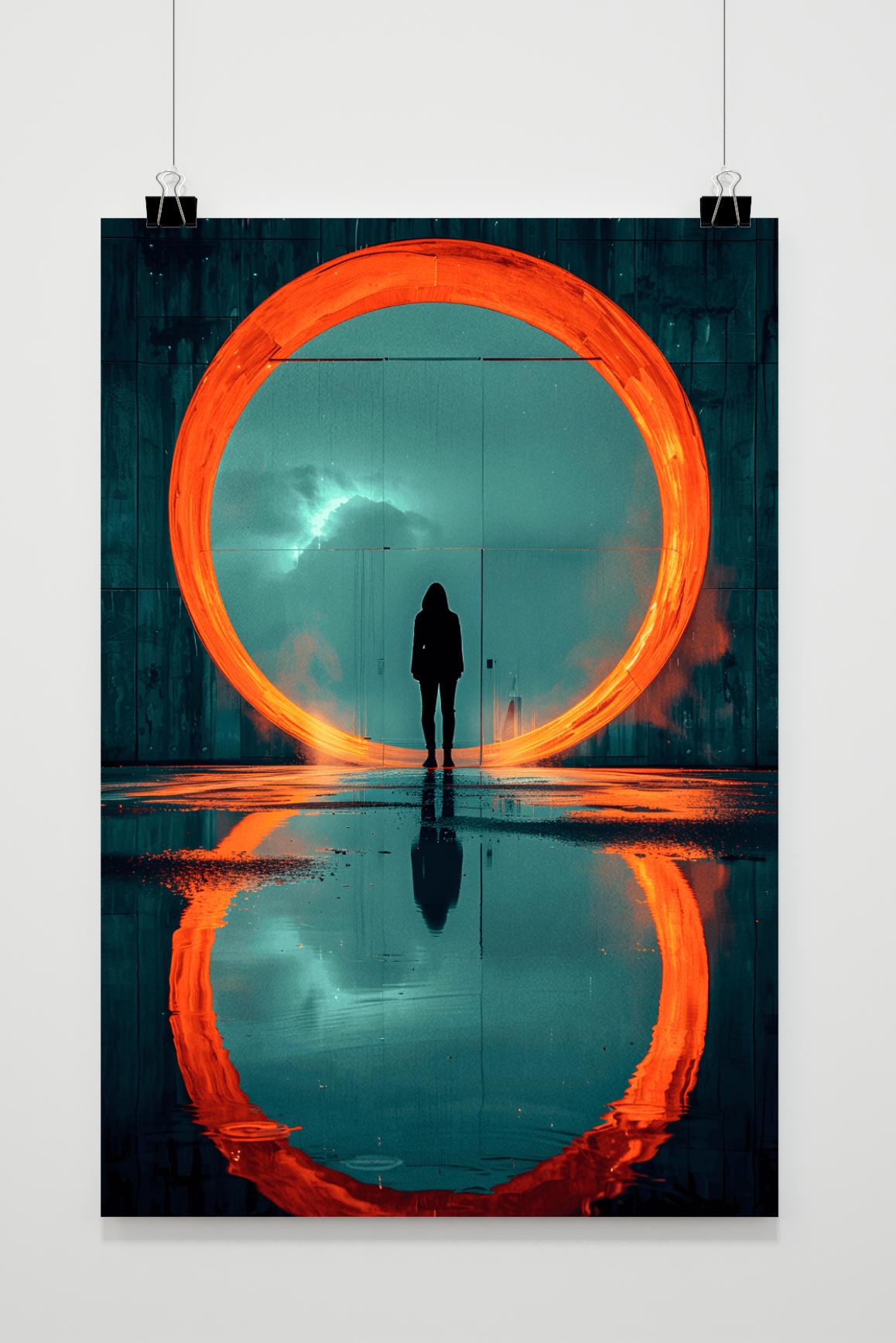 Póster Reflejo del Cielo de 25 Artstreet