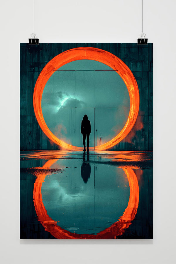 Póster Reflejo del Cielo
