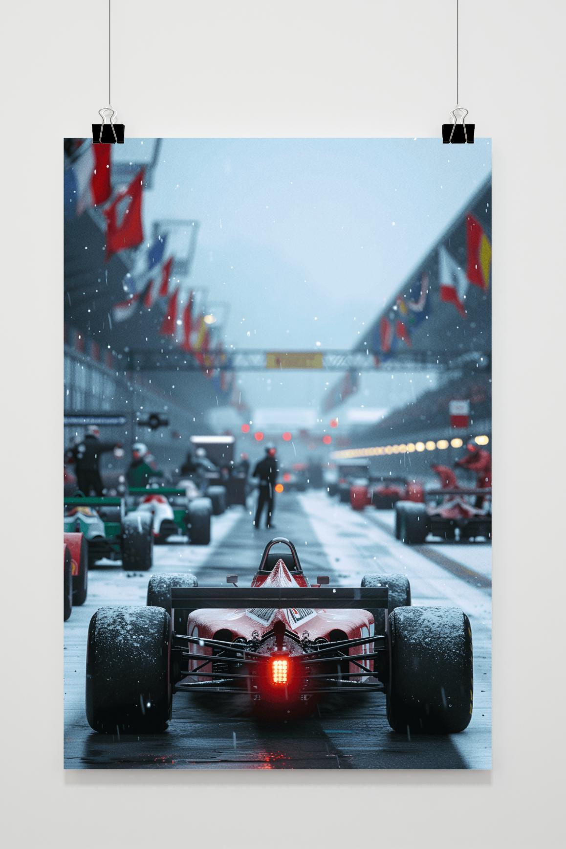 Póster Circuito F1 de 25 Artstreet