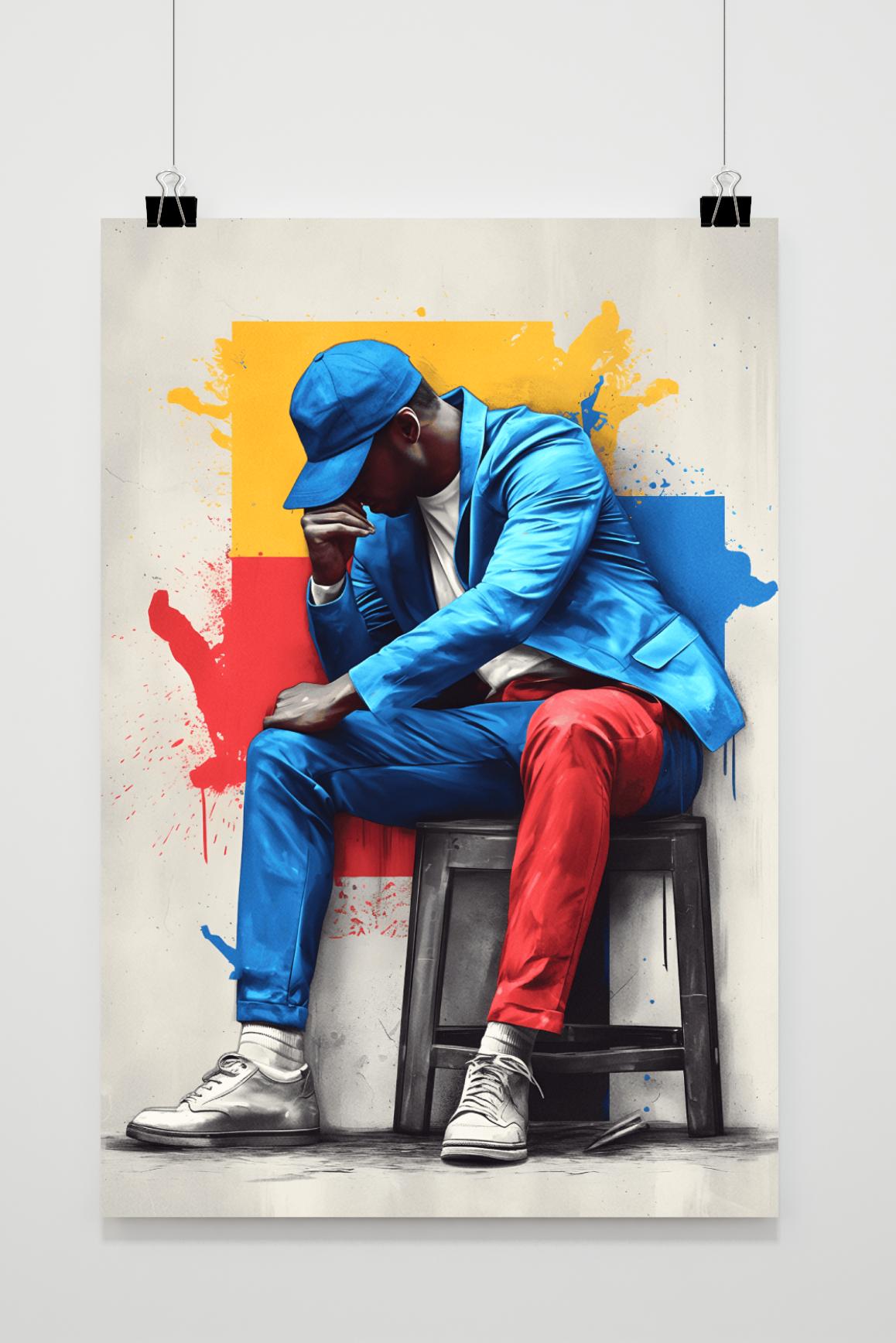 Póster Tipo Sentado de 25 Artstreet