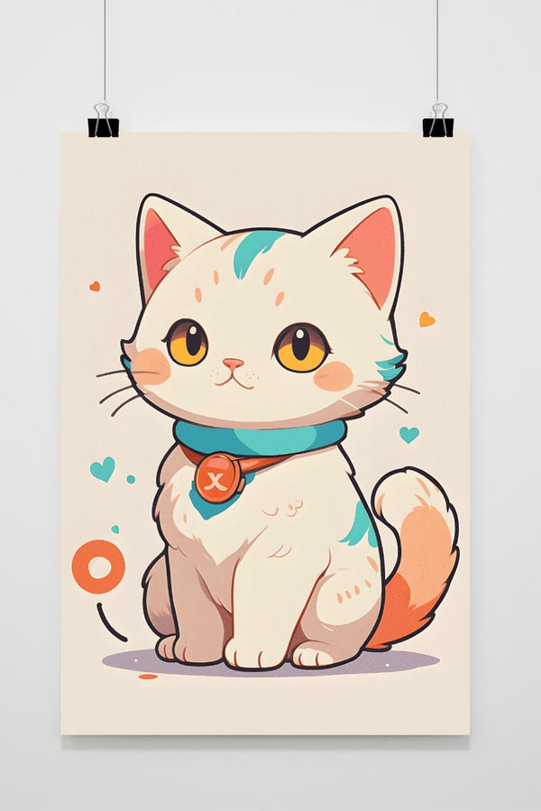 Affiche Chat Mignon
