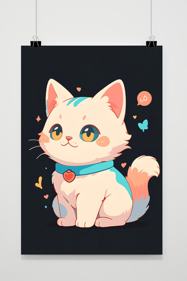 Affiche Dessin de Chat