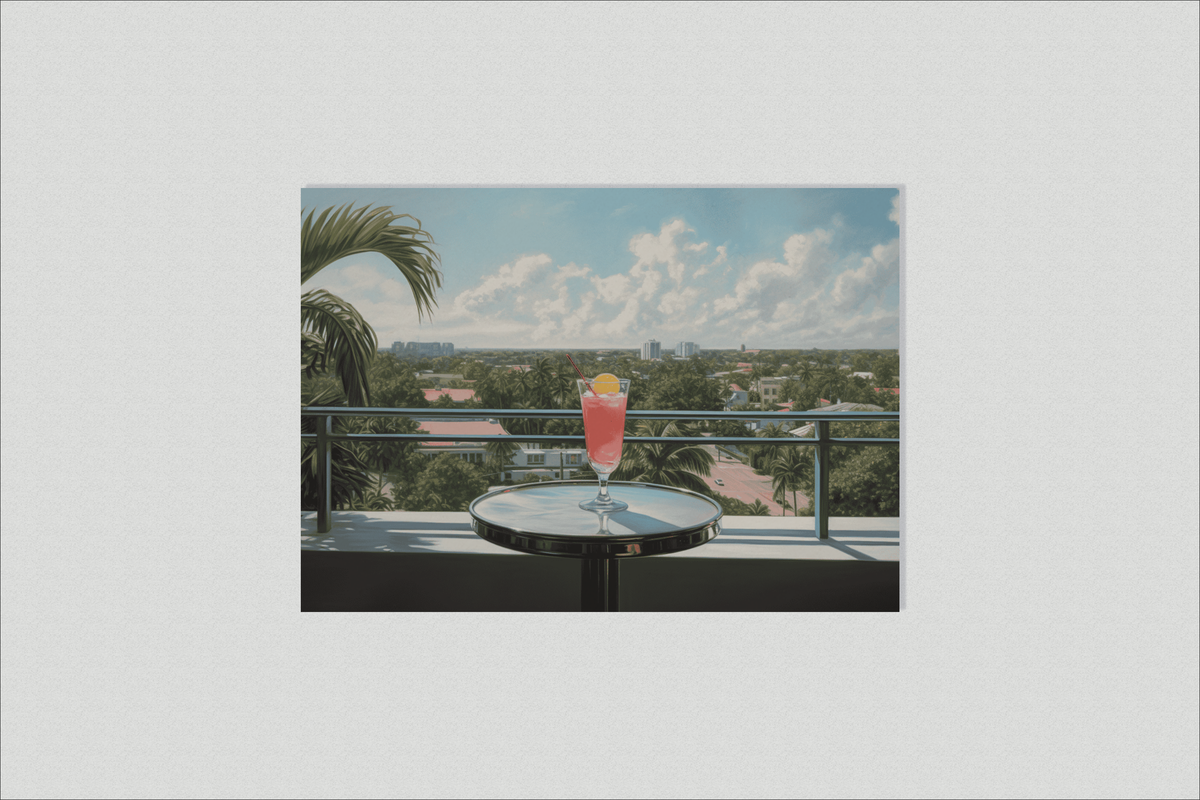 Miami Cocktail in interieur