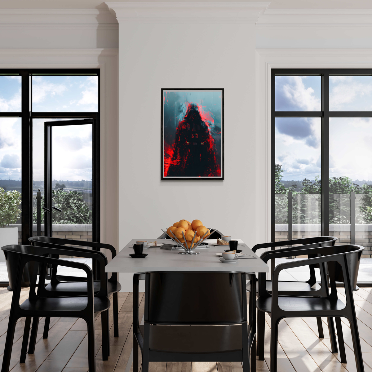 Darth Vader en un interior