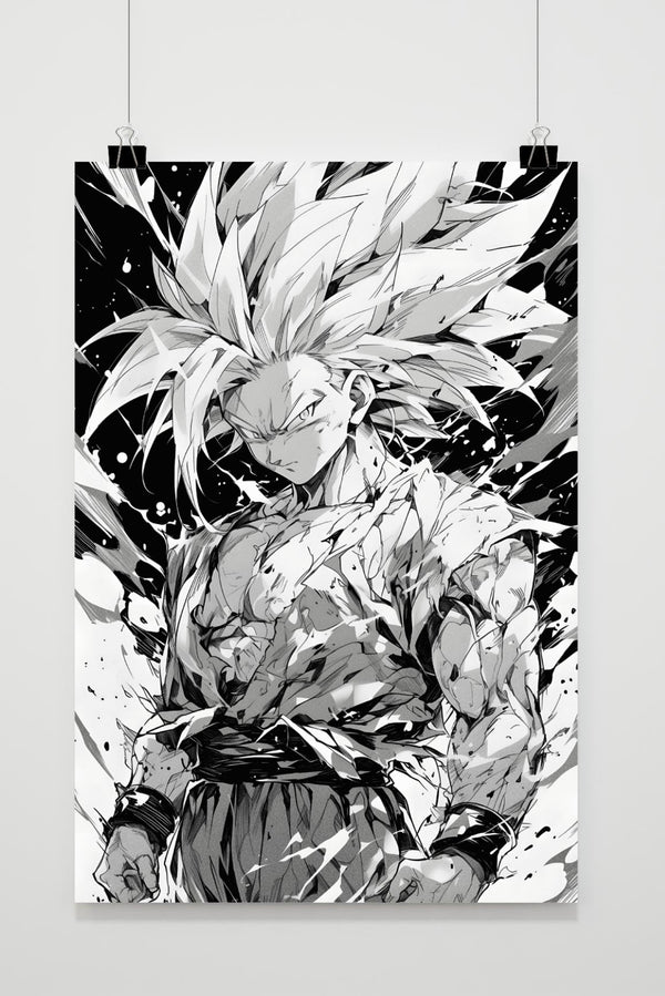 Póster Dragonball Zwart