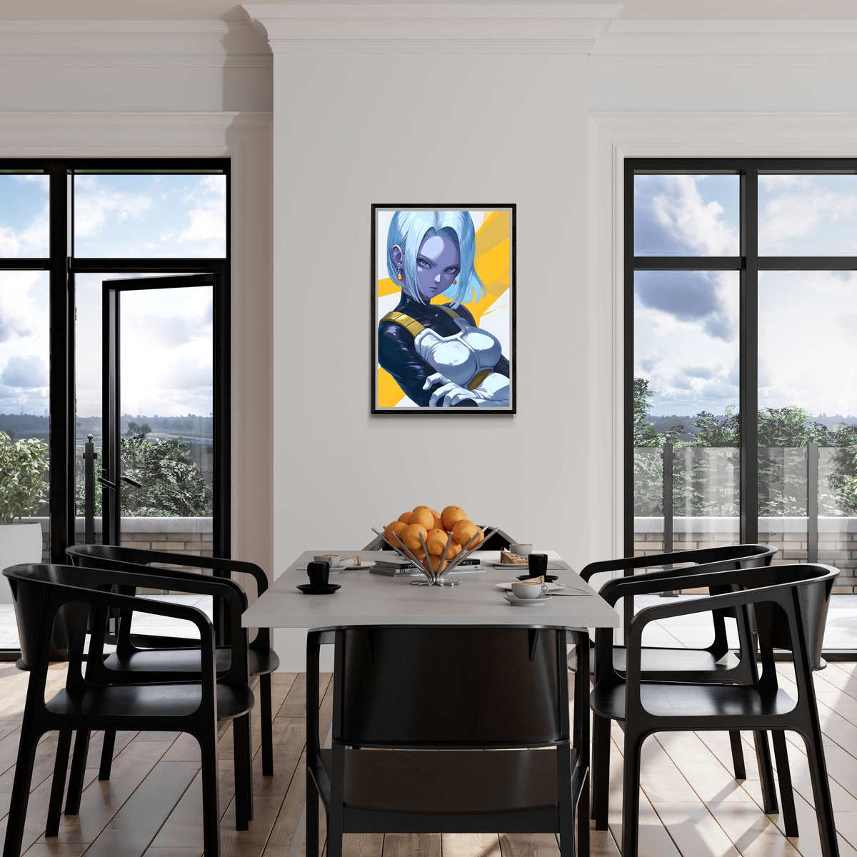 Dragonball Android 18 en un interior