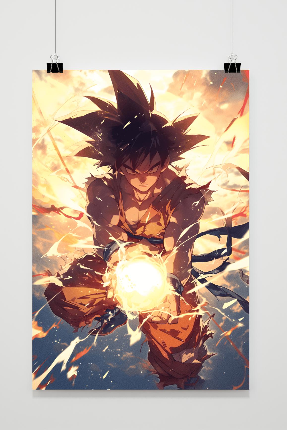 Póster Dragonball Son Goku de 25 Artstreet