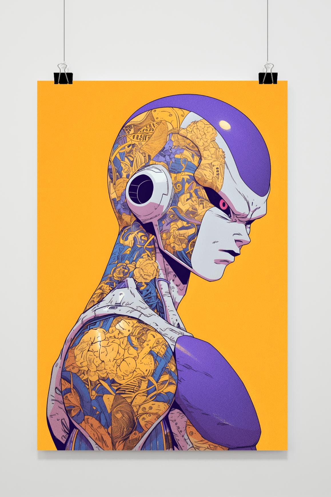Póster Frieza Dragonball de 25 Artstreet