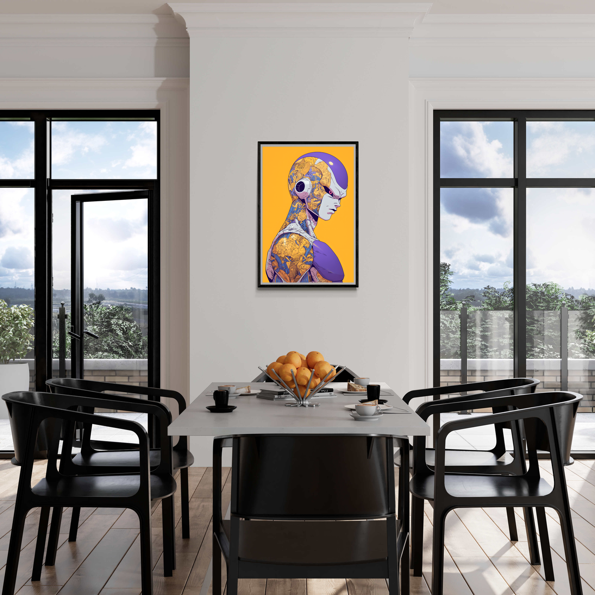 Frieza Dragonball en un interior