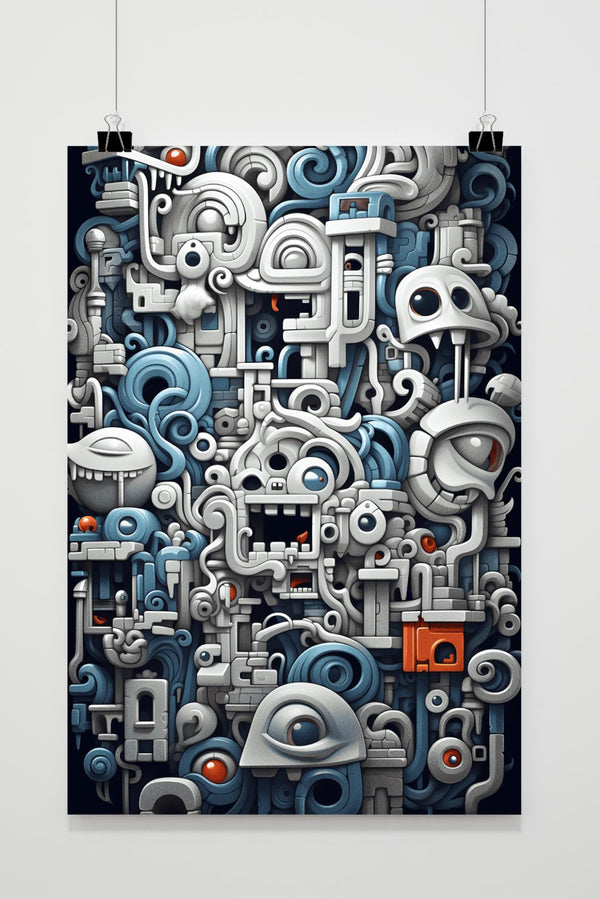 Kribbel Ogen poster
