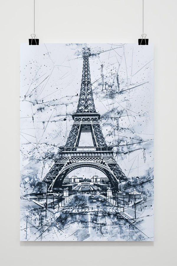 Eiffeltoren Tekening Poster