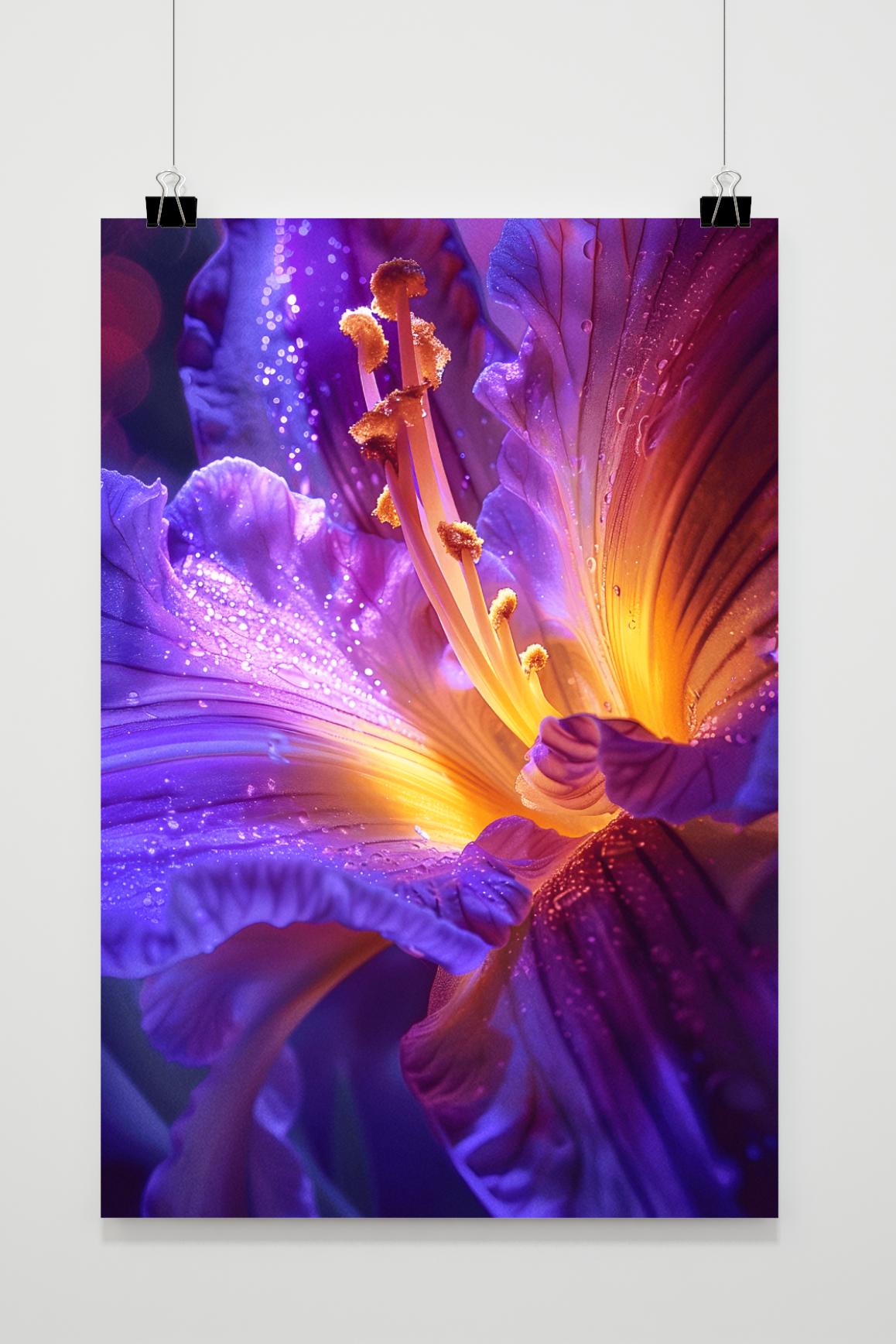 Póster Neon Bloem de 25 Artstreet