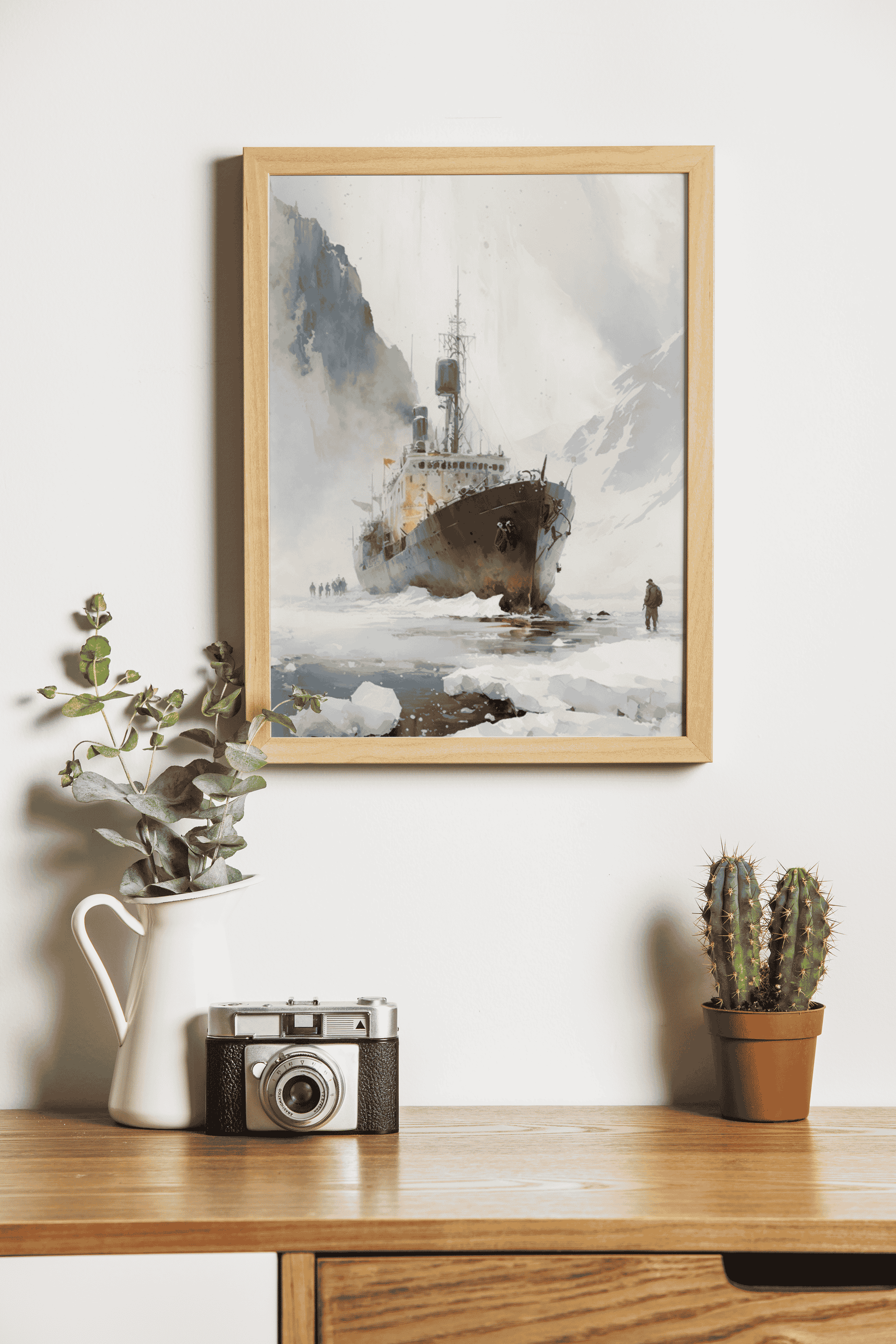 Schip in Winter