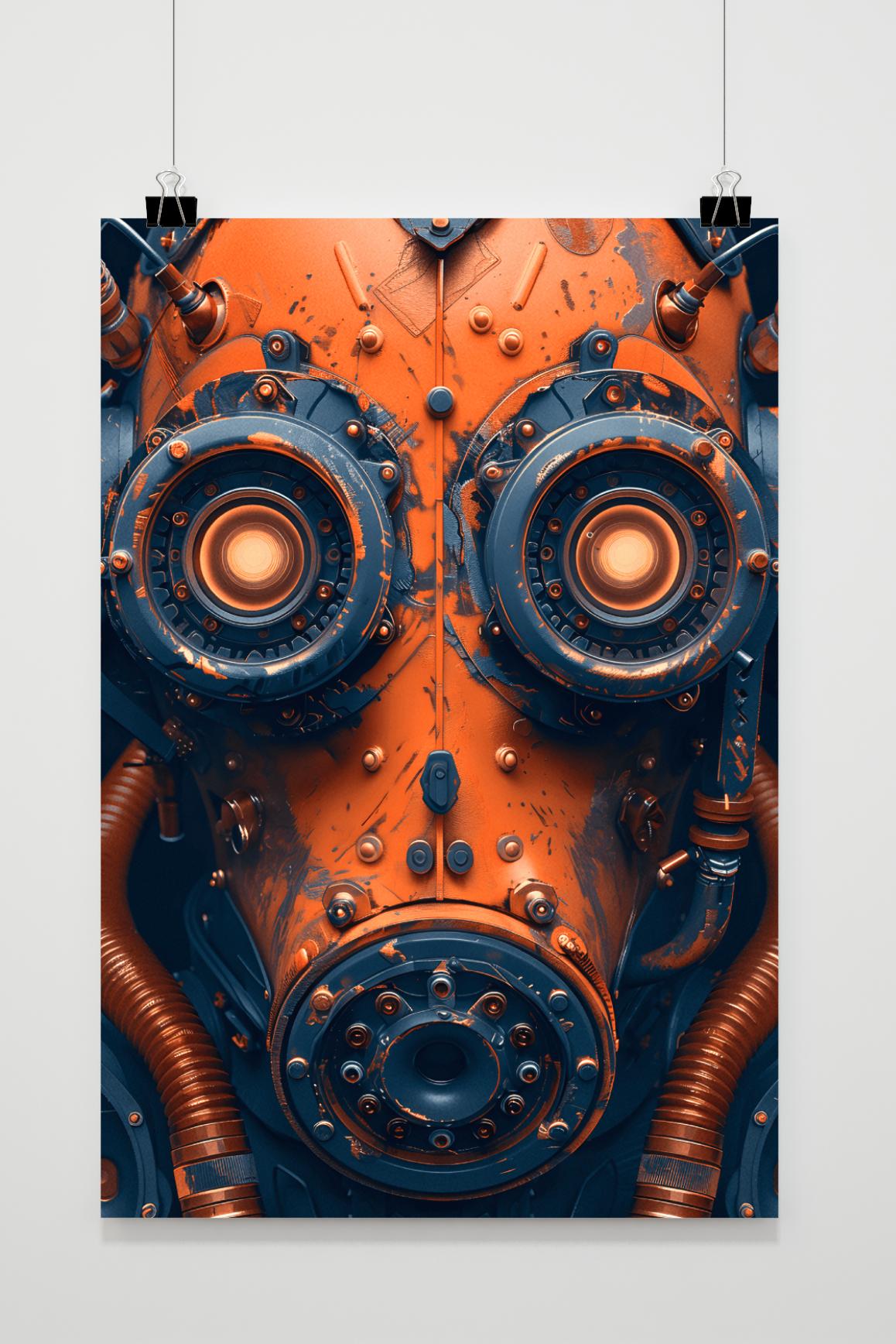 Affiche Masque à gaz de 25 Artstreet