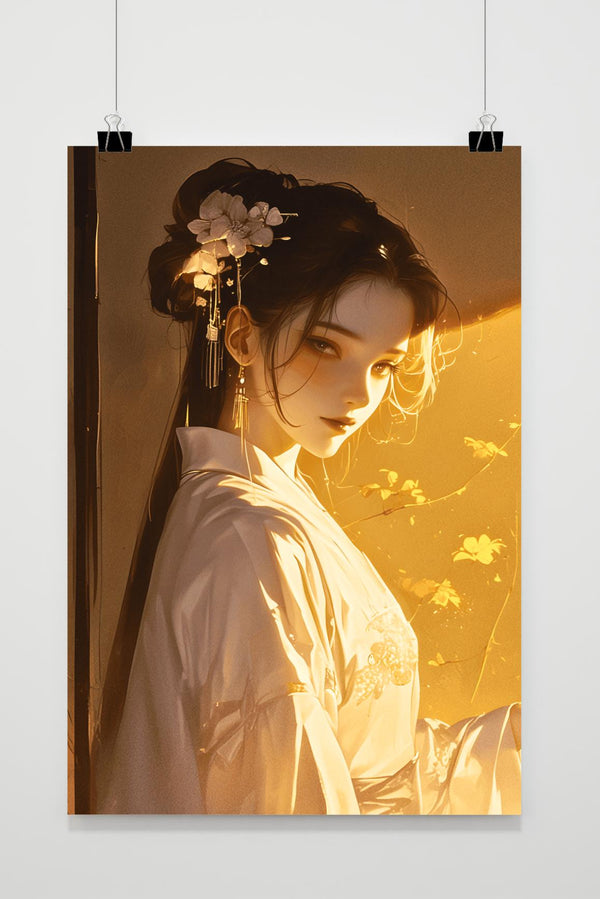 Goldener Kimono Poster