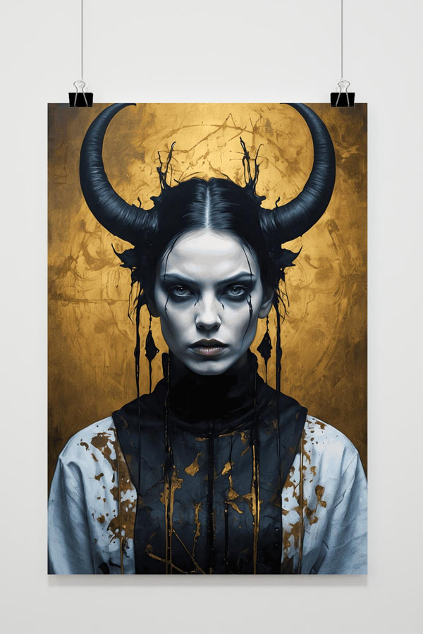 Gotisches Mädchen Poster