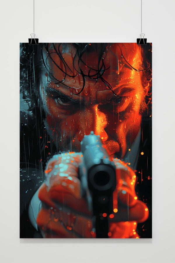 Affiche Wolverine Pistolet