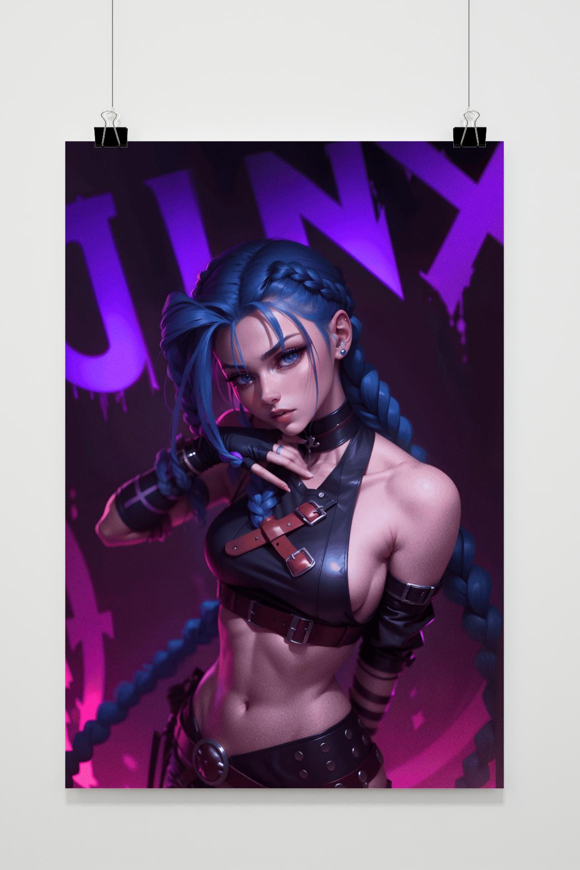 Affiche Fille Jinx de 25 Artstreet