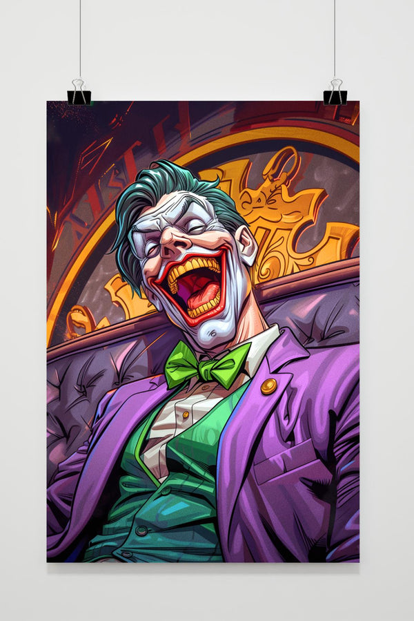Póster Joker Riendo