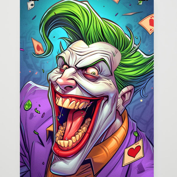 Joker Poster | Pop Art Poster | Colorful Poster | Artistic