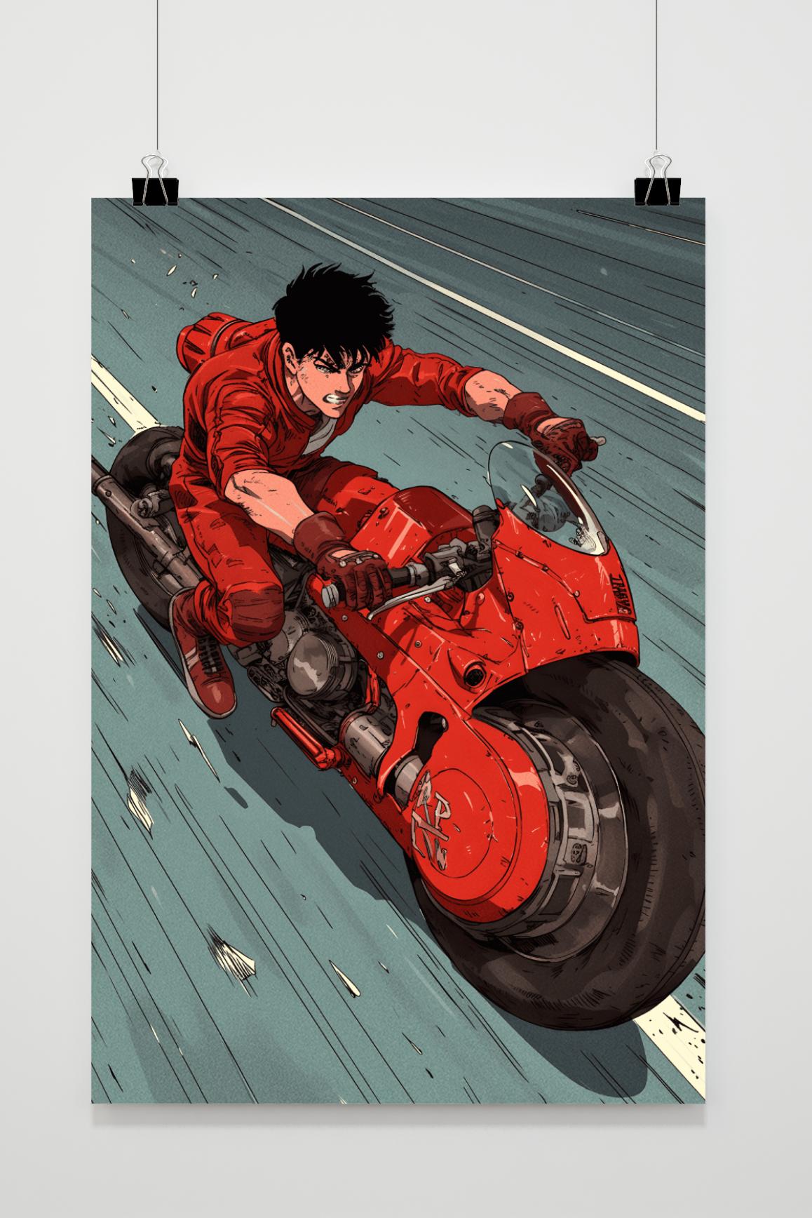 Póster Moto de Kaneda de 25 Artstreet