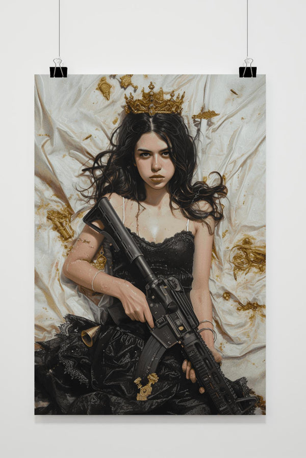 Affiche Reine au Fusil