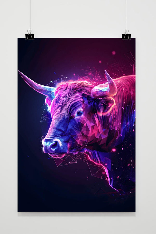 Bull Side View poster