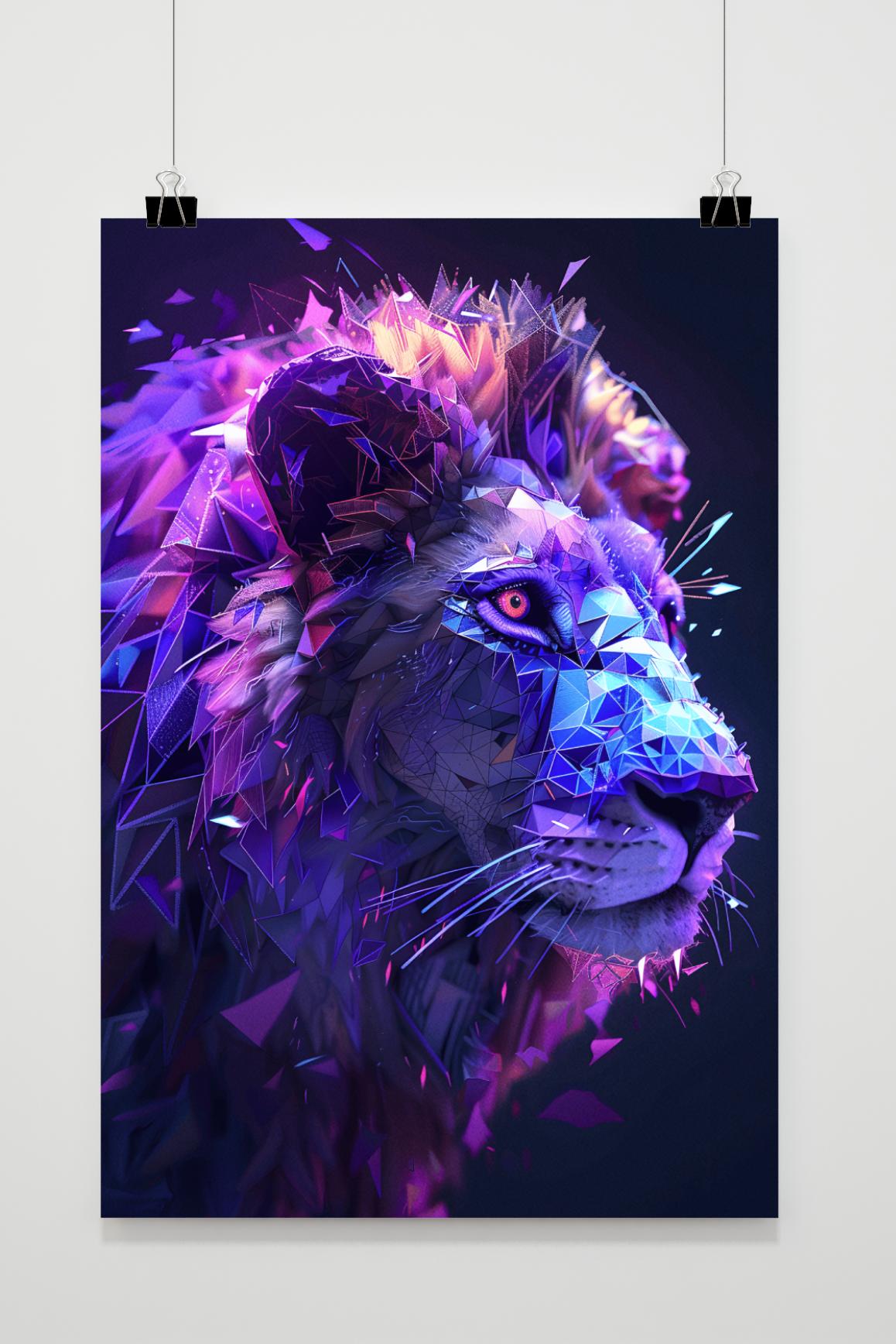 Póster León de Perfil de 25 Artstreet