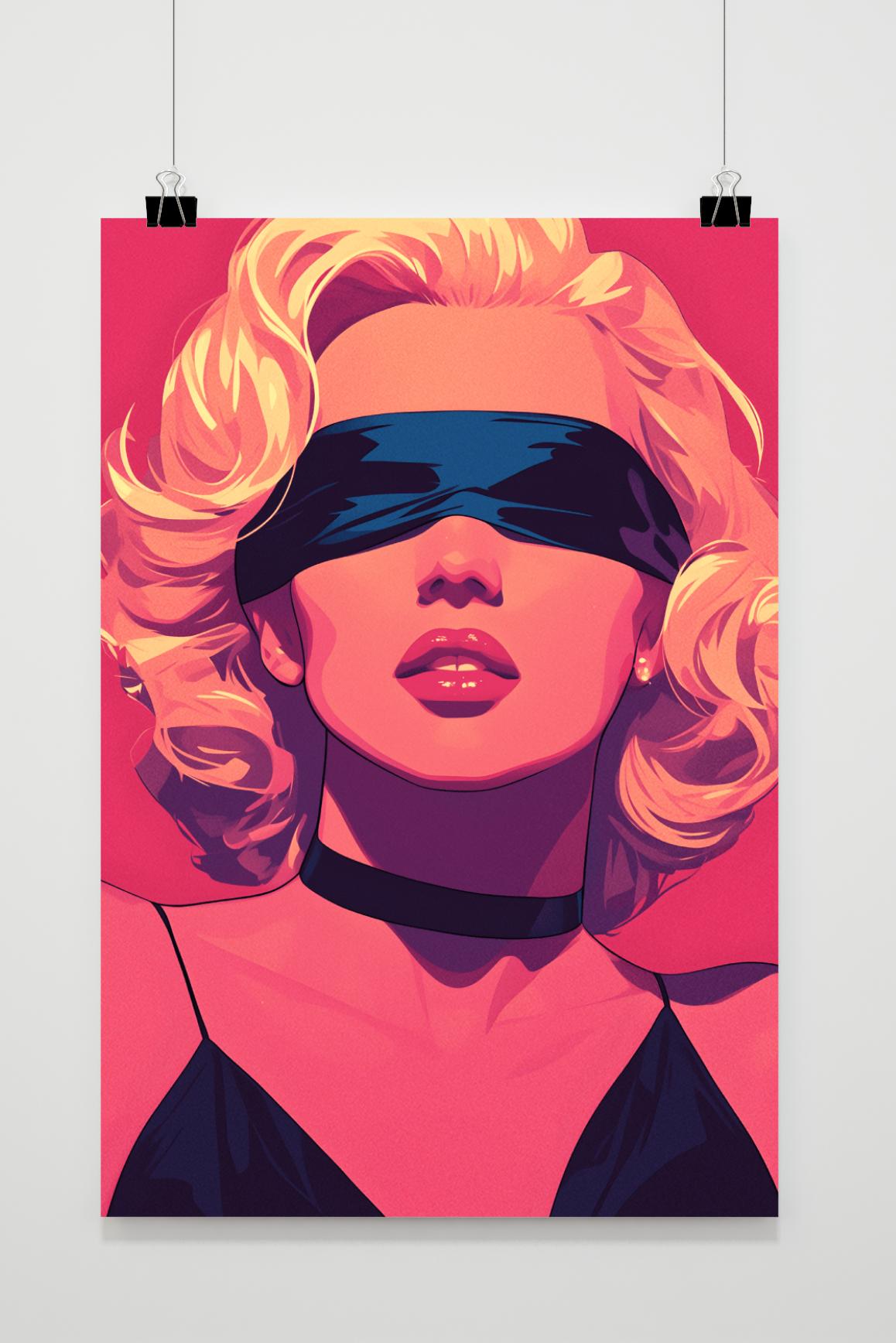 Affiche Marilyn Monroe Bandeau de 25 Artstreet