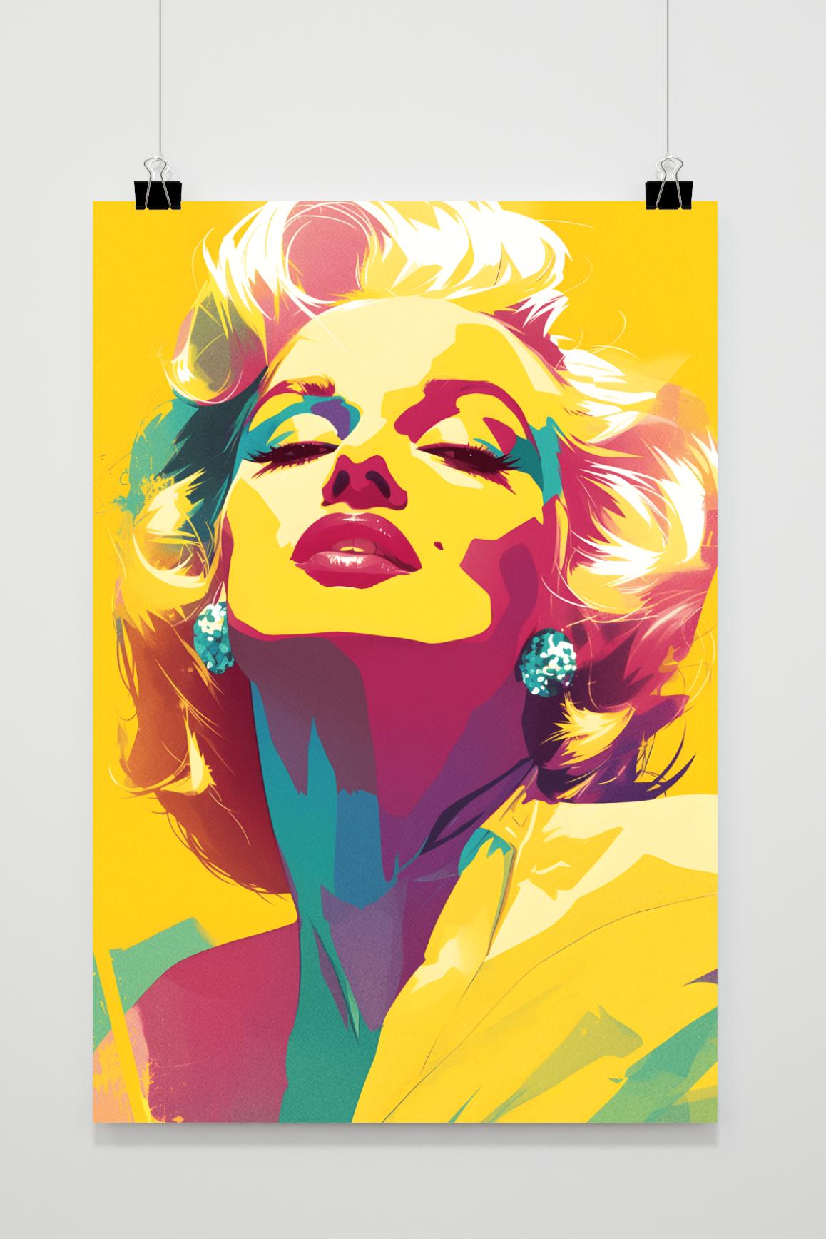 Póster Marilyn Monroe Vintage de 25 Artstreet