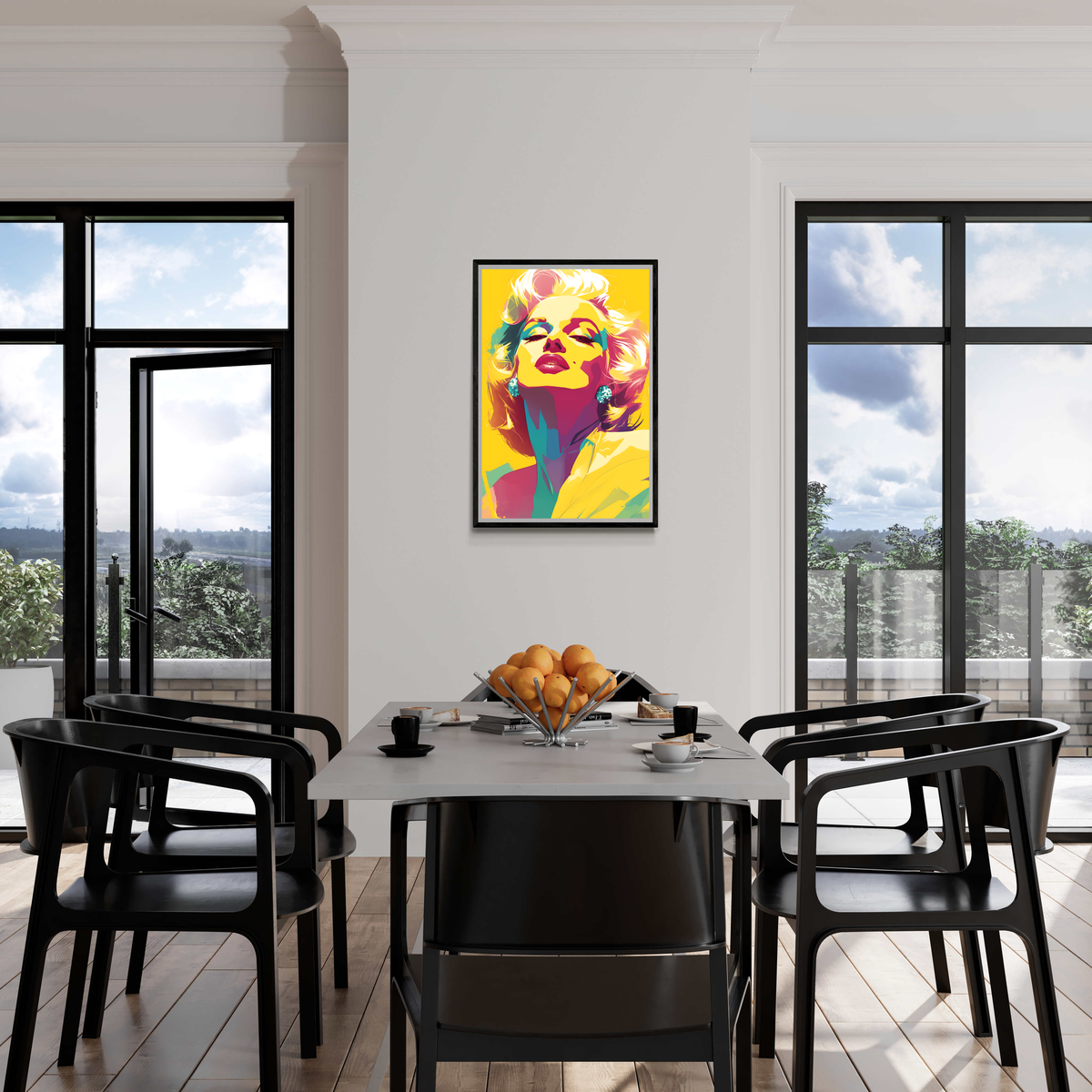 Marilyn Monroe Vintage en un interior