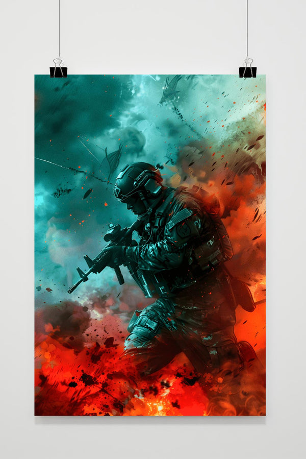 Military Explosion poster