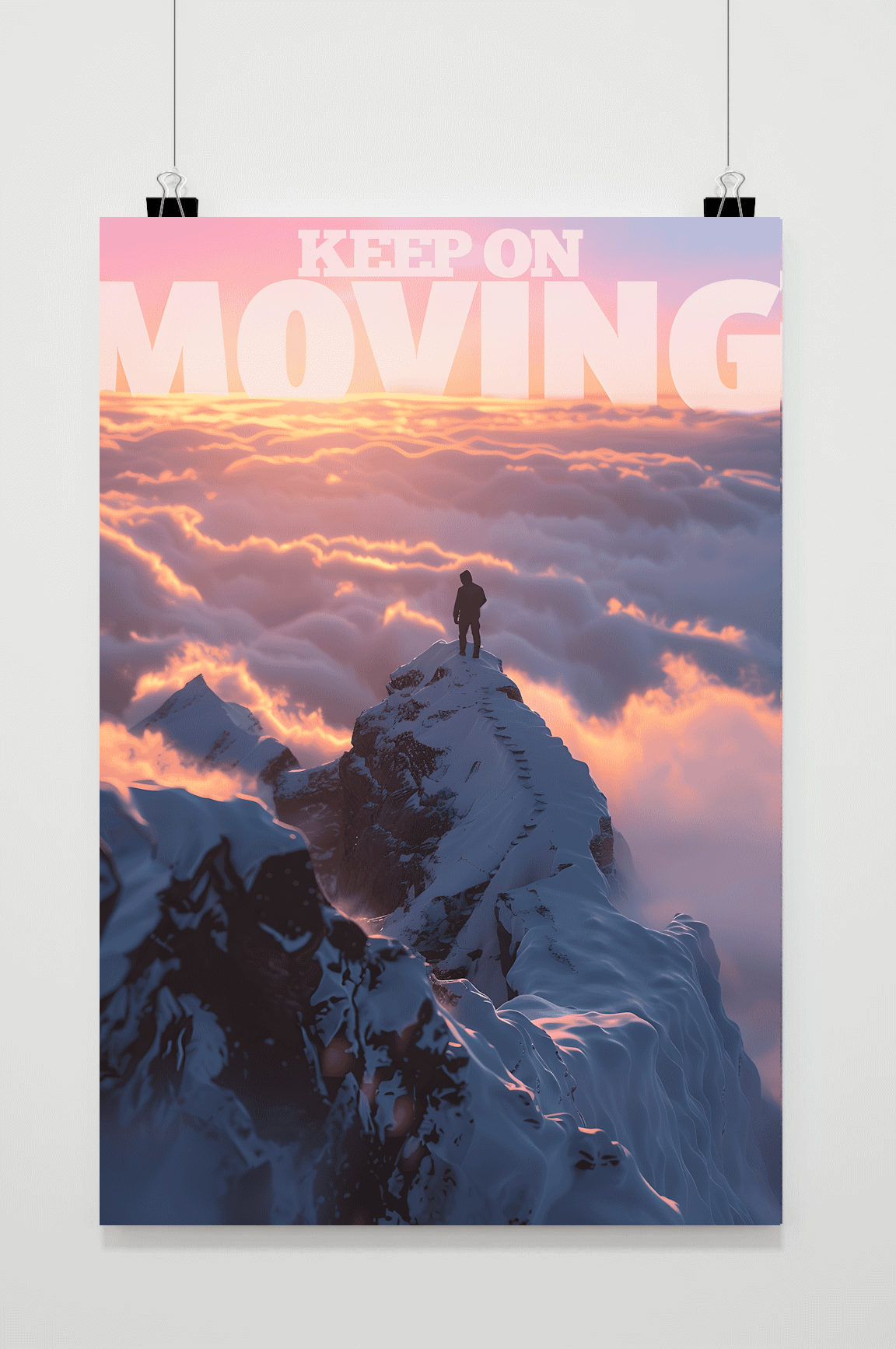 Keep Moving Quote in interieur