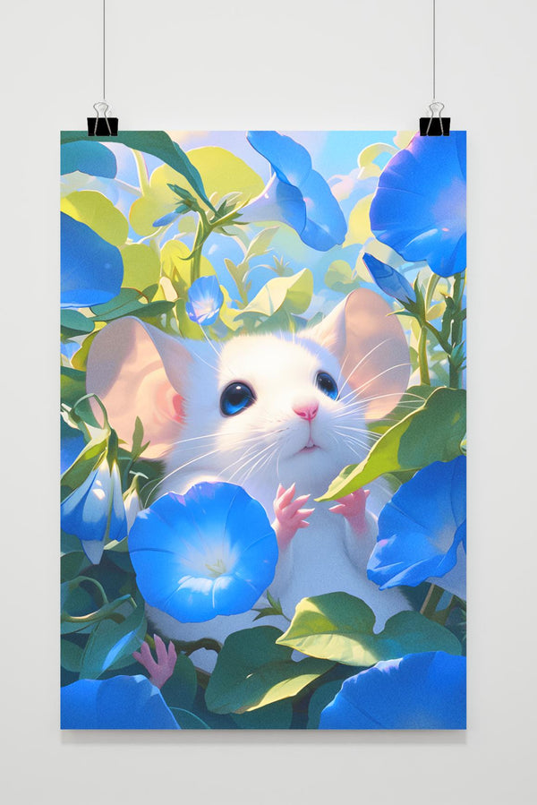 Póster Ratón de las Flores